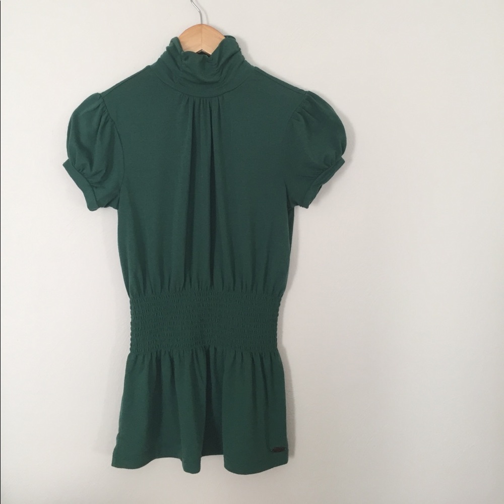 HP Green peplum style top