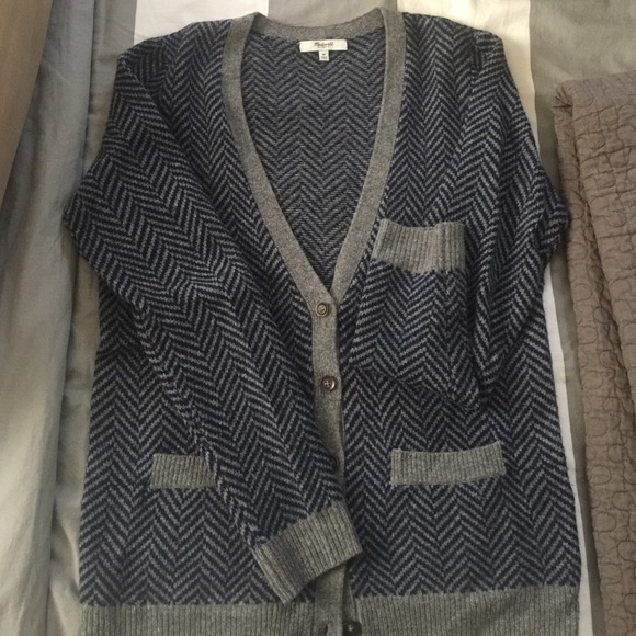 Madewell herringbone cardigan