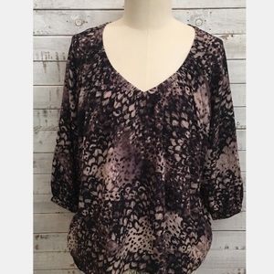 NWOT Rebecca Taylor Loose fit silk Blouse size 2