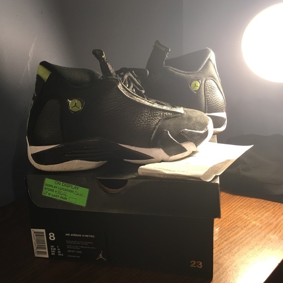 Indiglo Air Jordan 14s , Size 8