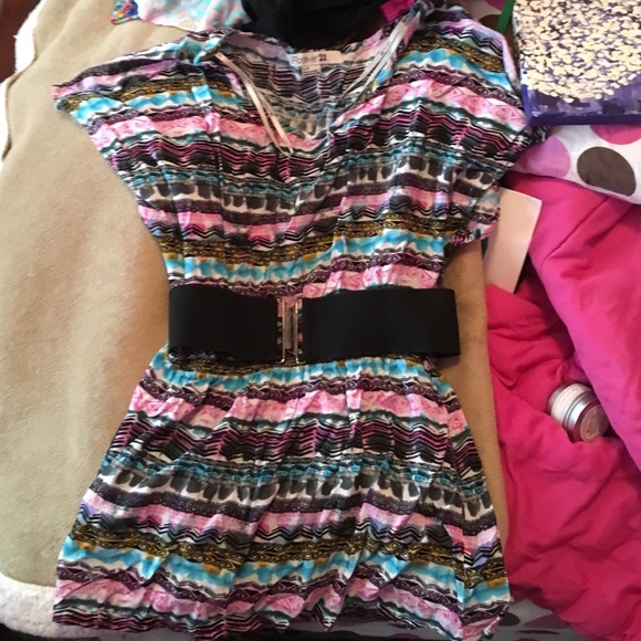 Forever 21 Aztec shirt with belt
