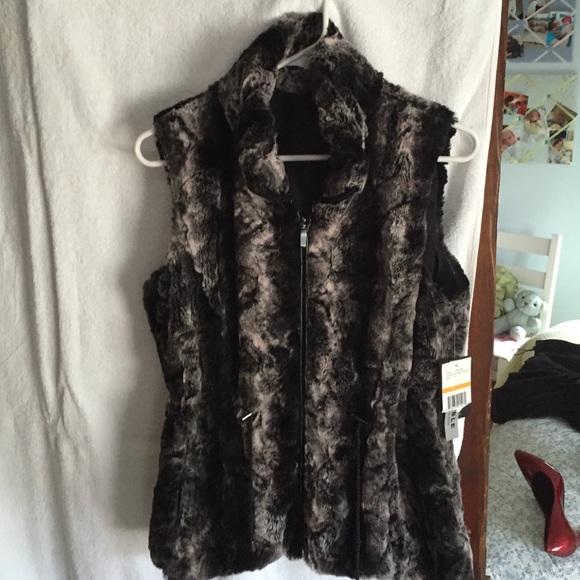 Reversible winter vest.
