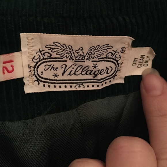 Green blazer close up