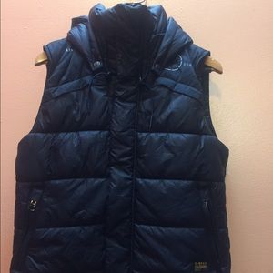 G-Star Raw Whistler Black Hooded Vest