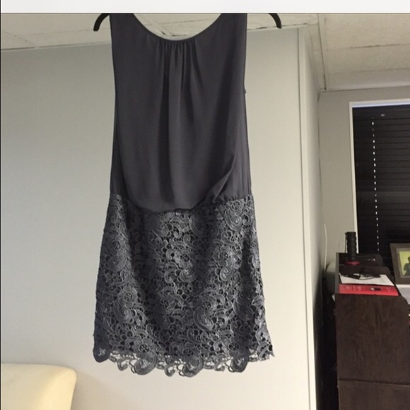 Grey cocktail dress size 8