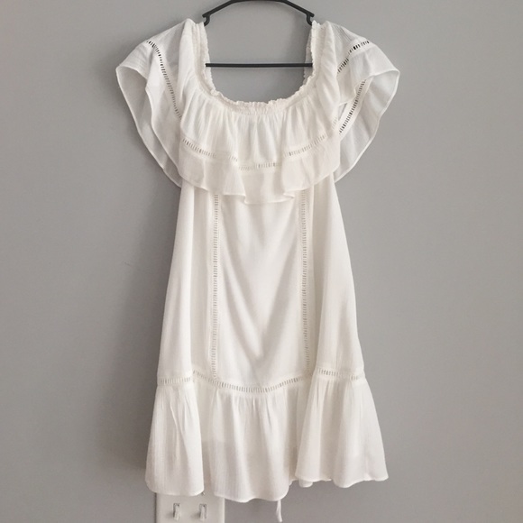 Off the shoulder White Dress