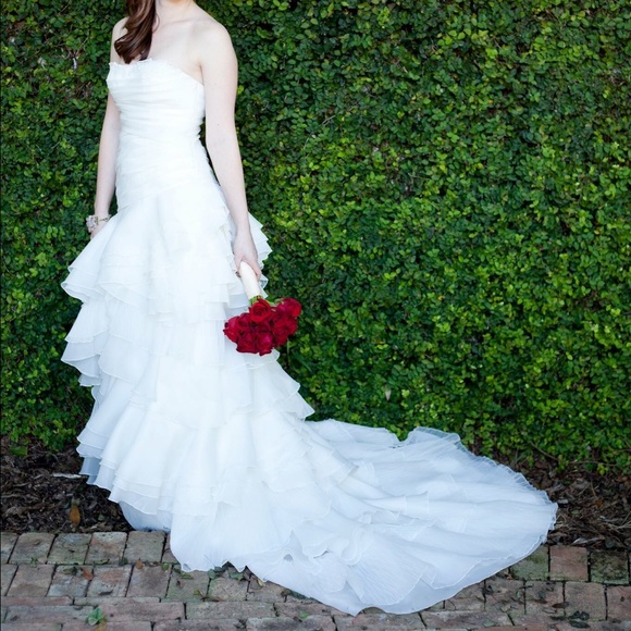 Oleg Cassini Wedding Dress - Picture 2 of 8