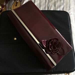 Bandalino Rose Slingblacks and matching clutch