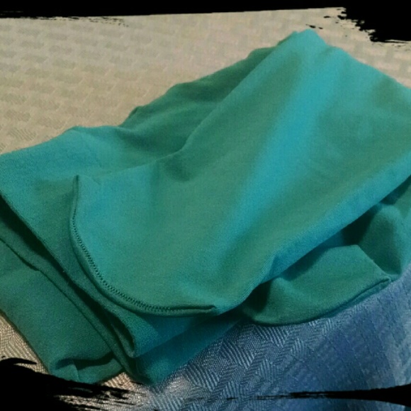 NWOT Never Worn Opaque Teal Tights