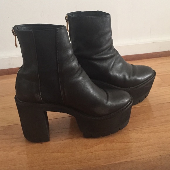 Platform Ankle Boots