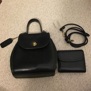 Coach purse and wallet