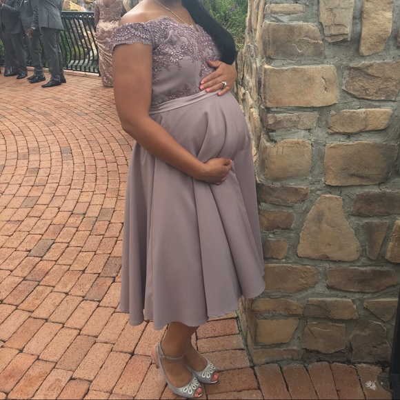 🔥flash sale🔥Mauve bridesmaid dress! - Picture 2 of 2