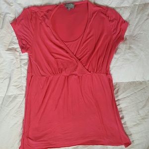 Pink nursing top
