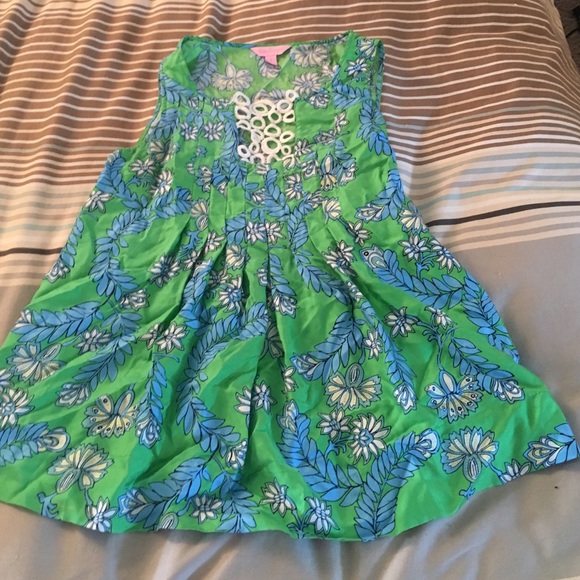 Lilly Pulitzer Embroidered Silk Top