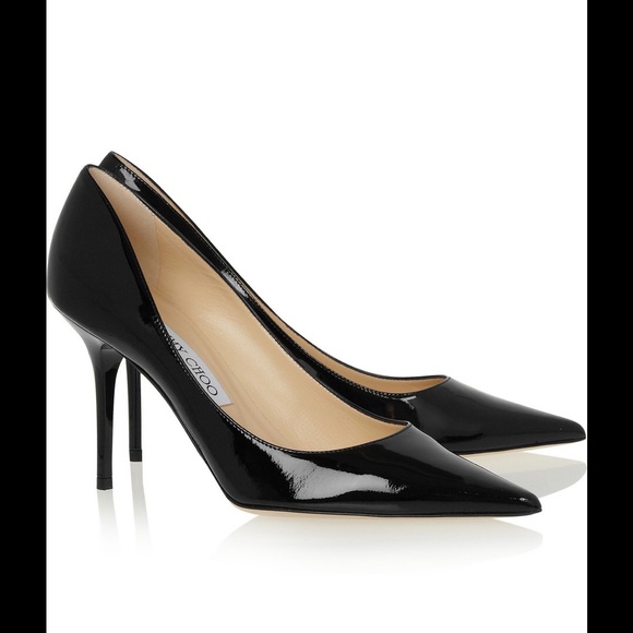 Jimmy Choo Black Patent Pumps!