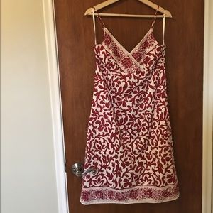 LAST CHANCE! Red Floral Ann Taylor Dress