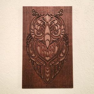 Wood Owl Wall Art!!