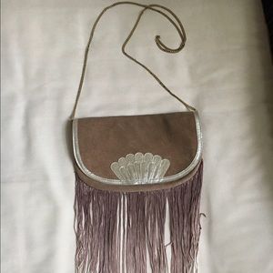 Vintage Crossbody with Ombré Fringe