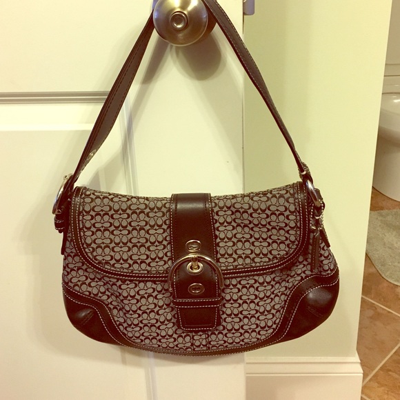 Black coach purse