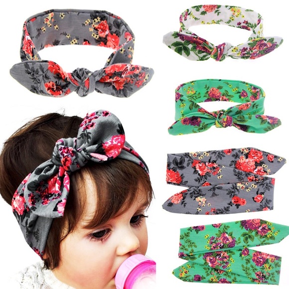 Vintage Style Baby/Toddler wrap Headband