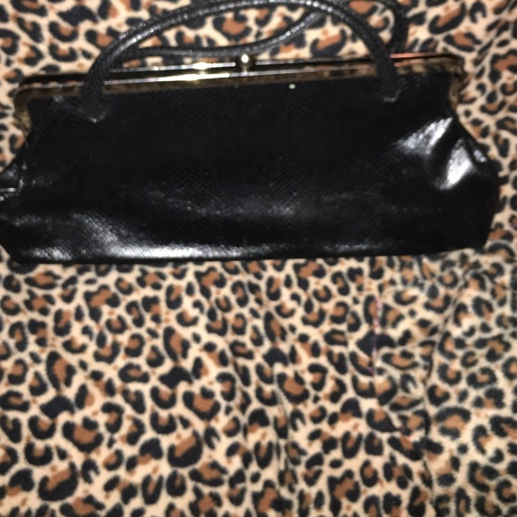 Banana  Republic black clutch