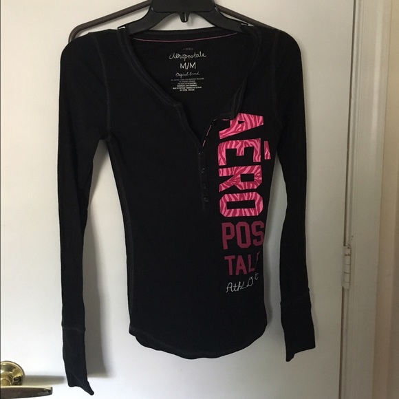 aéropostale long sleeve henley