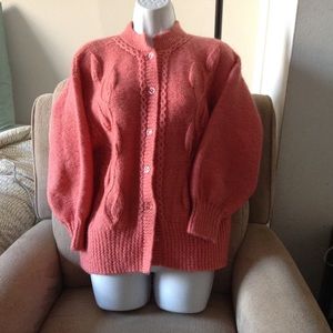 SUNDANCE CATALOG wool hand knit sweater. Medium.