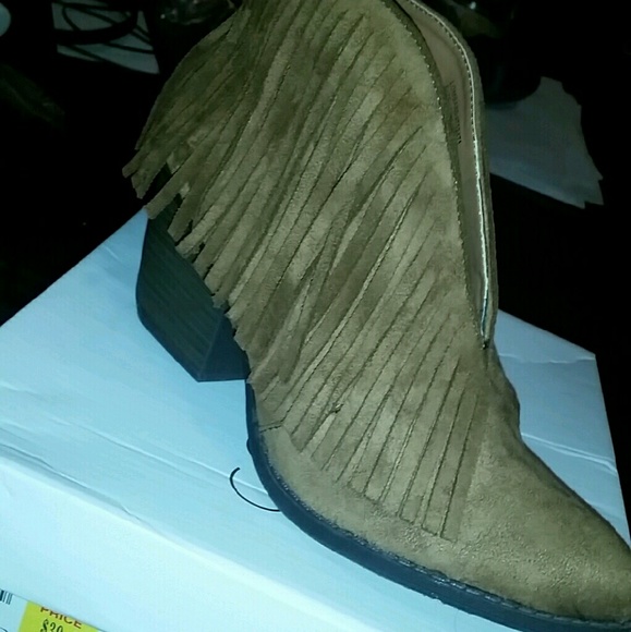 Coconut's fringe booties