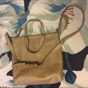 NWT Mini Transport Crossbody in Dried Flax