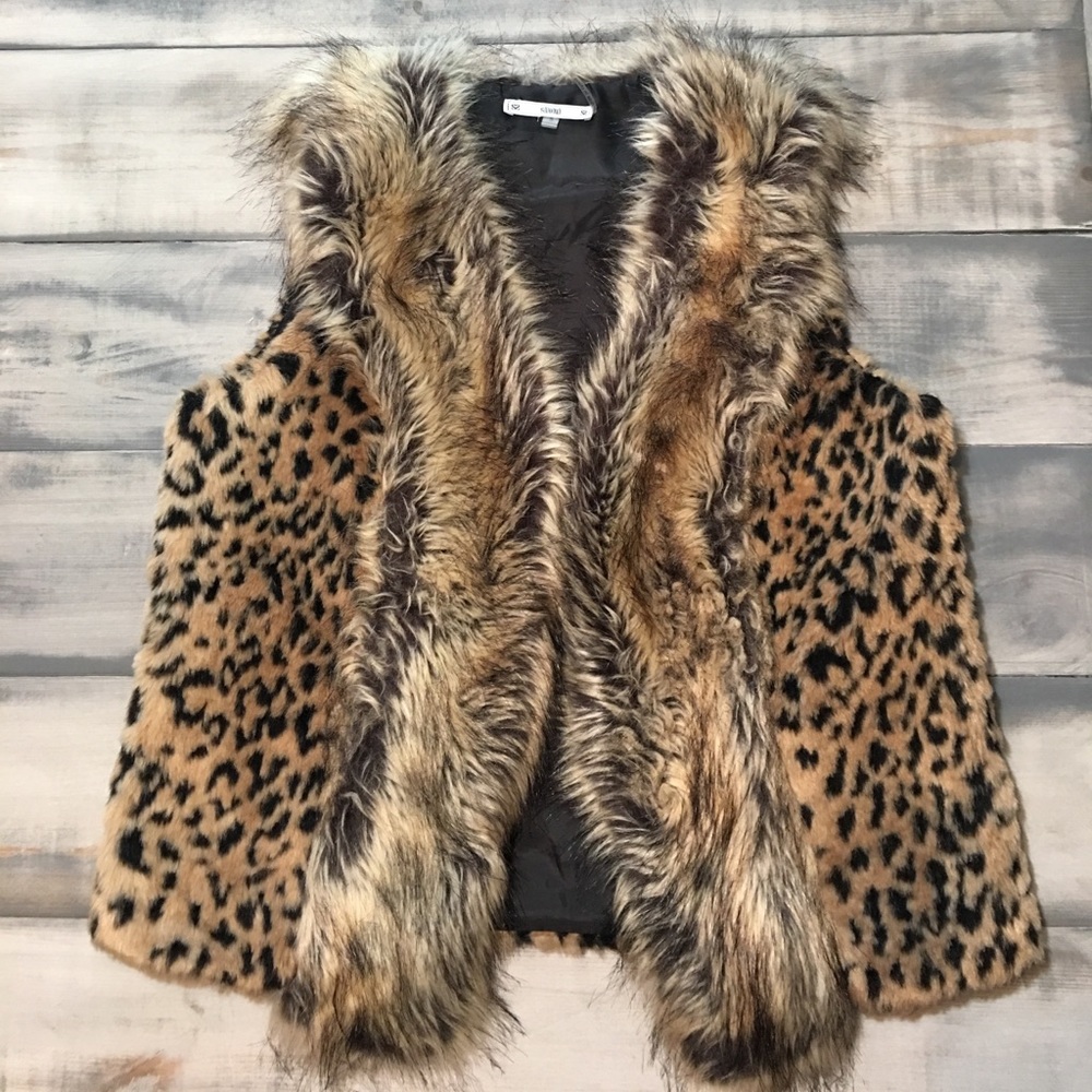 Fierce Faux Fur Leopard Vest