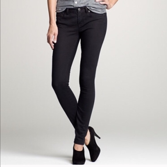 J. Crew size 26 black leggy denim.