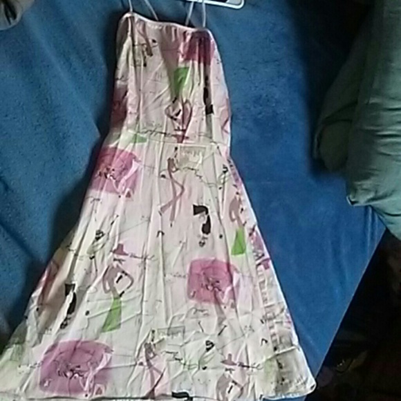 Mid-length spaghetti strap dress