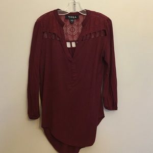 Urban Outfitters- TELA wine long sleeve