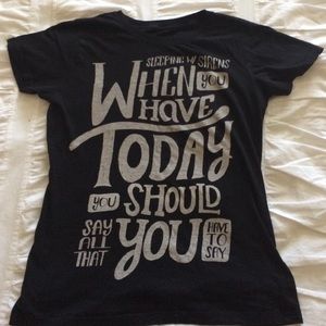 Sleeping with Sirens tshirt