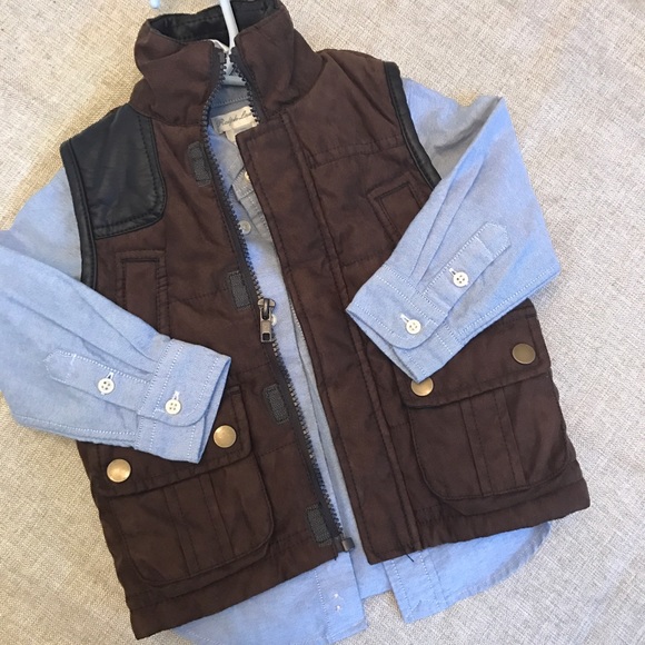 Ralph Lauren polo and Vest