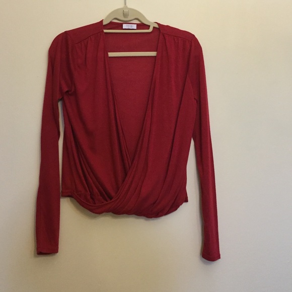 TOBI open front long sleeve