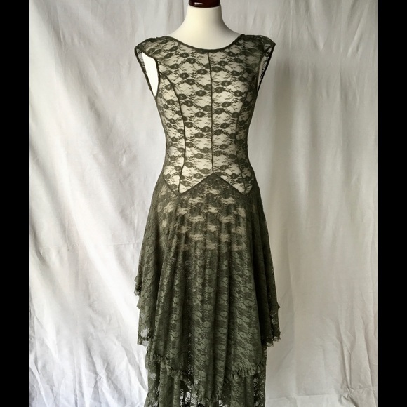 Free People Lace Slip/Dress