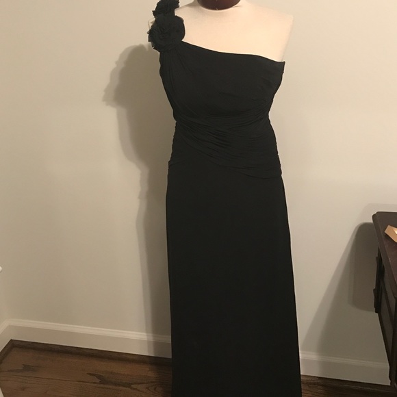 Black bridesmaid dress
