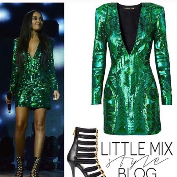 Balmain sequin dress