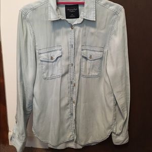 🔹Soft Denim Button Up 🔹