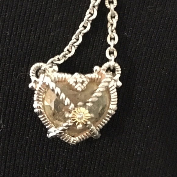 Judith Ripka Sterling Silver necklace - Picture 3 of 3