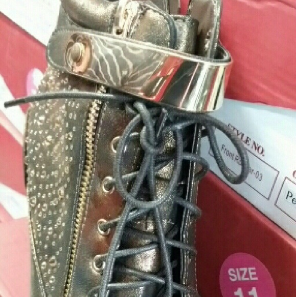 Metallic Hi tops - Picture 2 of 2