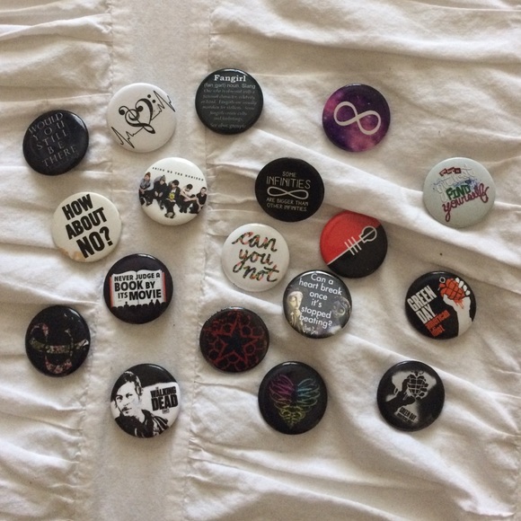 Hot Topic pin collection