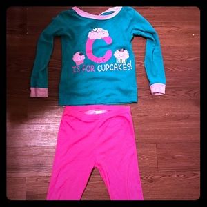 Cupcake pajama set