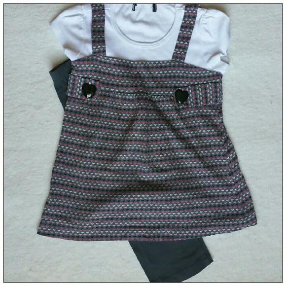 2 pc Gray Coordinating Outfit