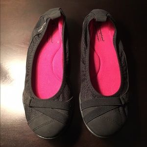 Black champion athletic flats