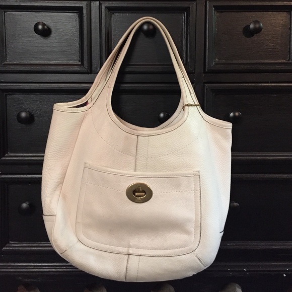 White Coach Bag - Picture 1 of 3
