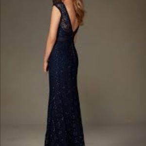 Mori Lee Lace Formal Gown