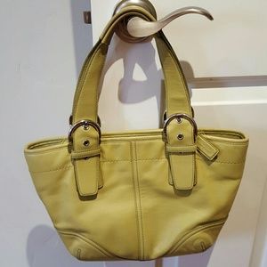 Beautiful colored authentic Coach bag