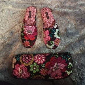 Vera Bradley Travel Slippers